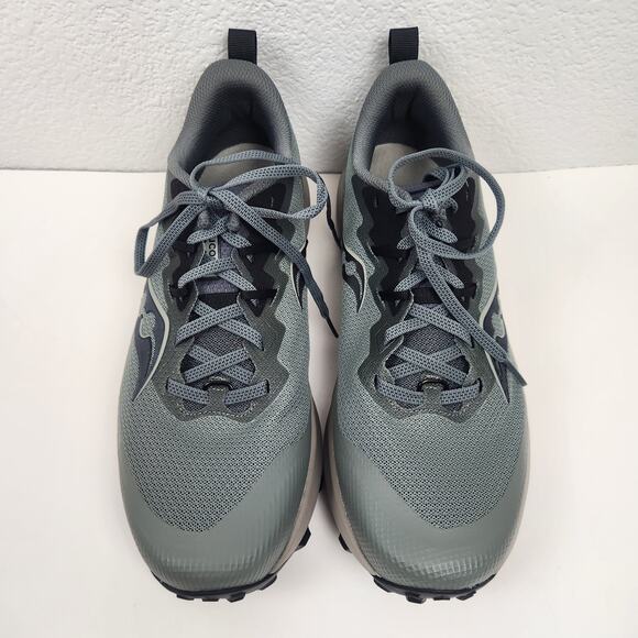 Saucony Peregrine 14 Sneaker Men Size 9.5 in Bough Shadow Gray Trail Running NWT main image 6